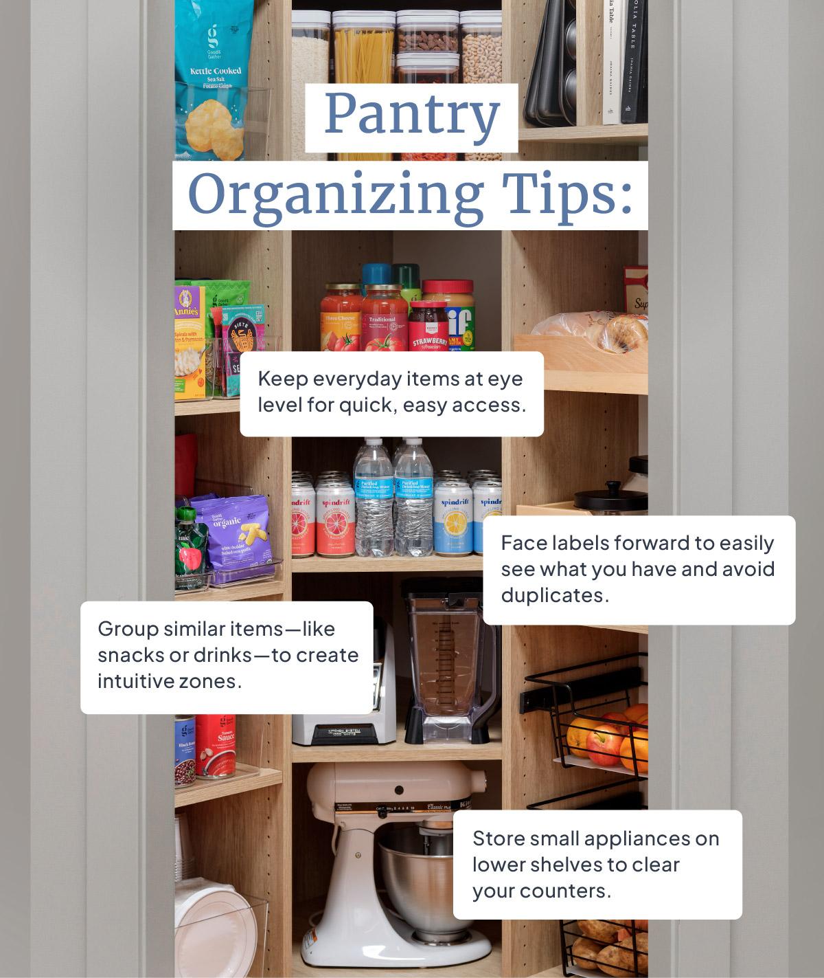 Pantry Organizing Tips. 