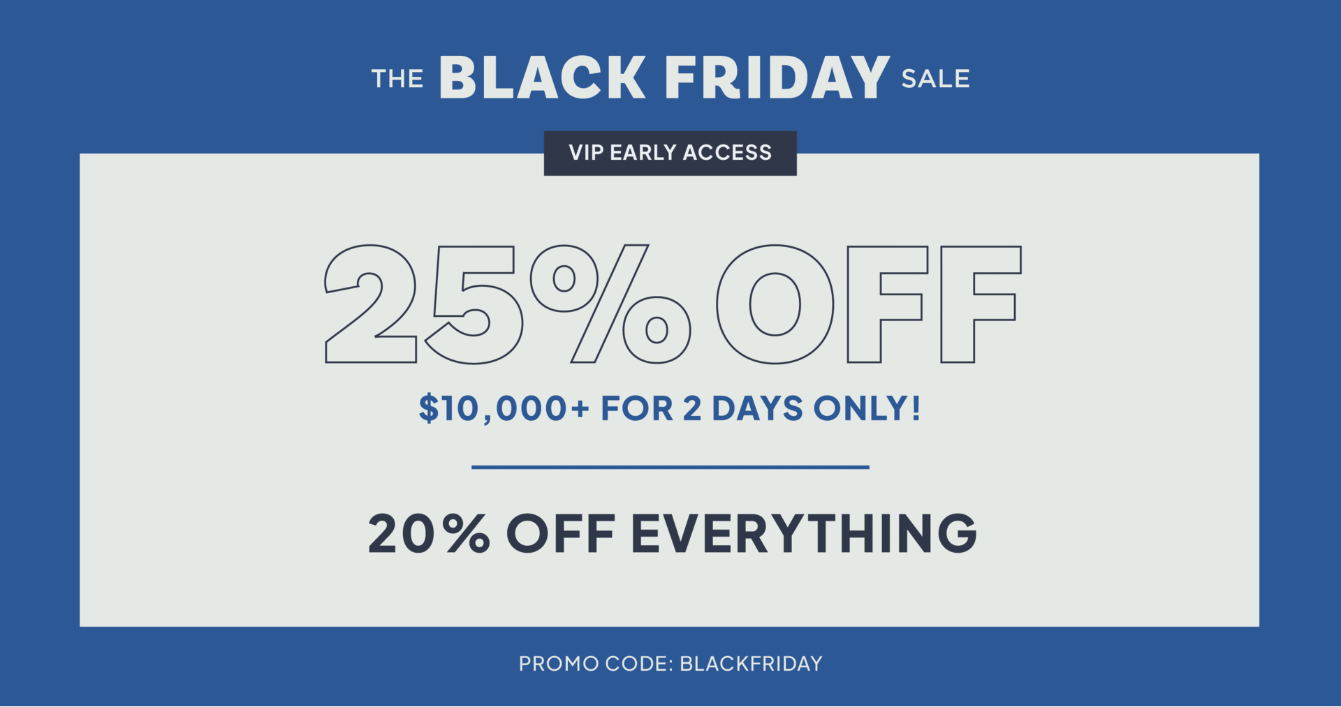 The EasyClosets Black Friday Sale is here!!!