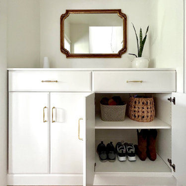 Organized EasyClosets vanity