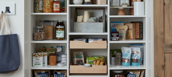 EasyClosets reach-in pantry