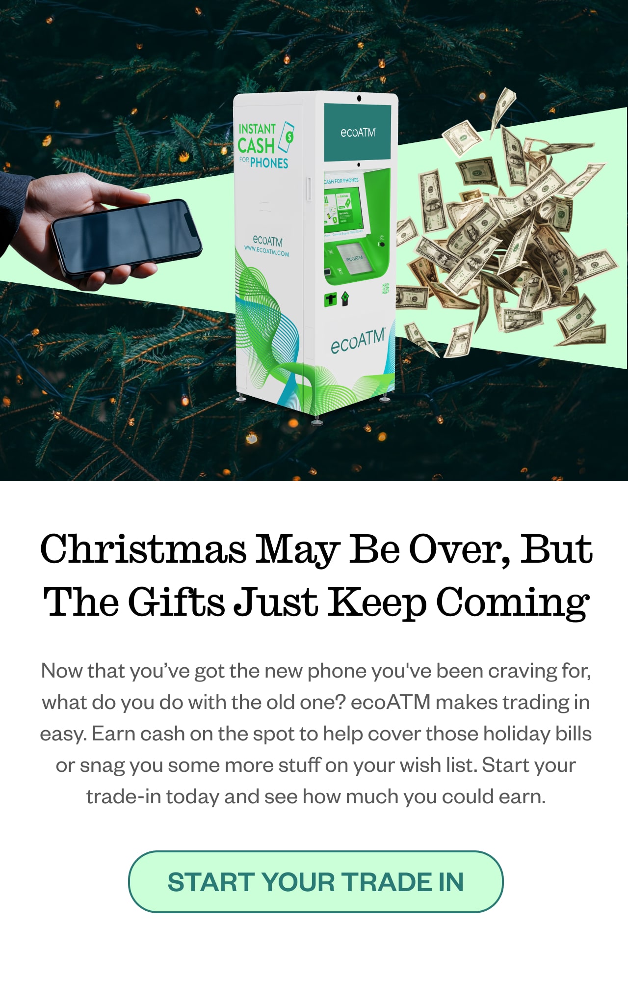 Christmas May Be Over, But The Gifts Just Keep Coming. Start Your Trade In