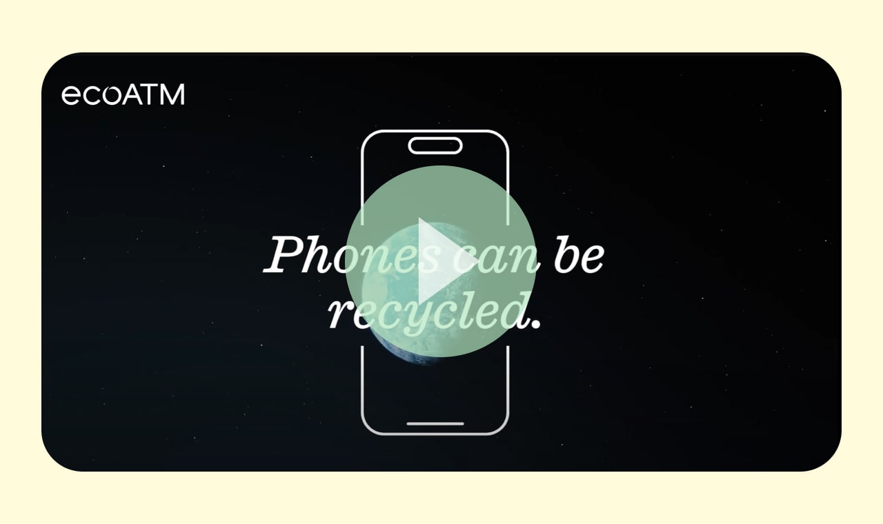Phones can be recycled.