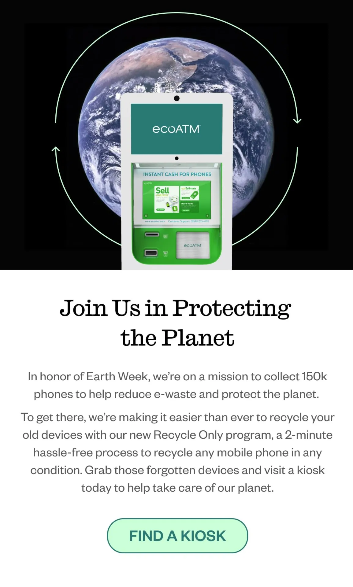 Join Us in Protecting the Planet. GET STARTED