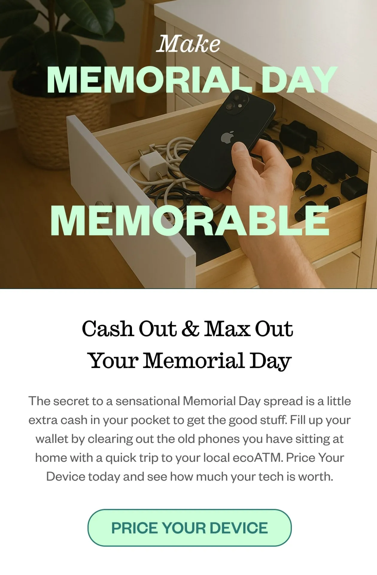 A little extra cash=a better Memorial Day spread