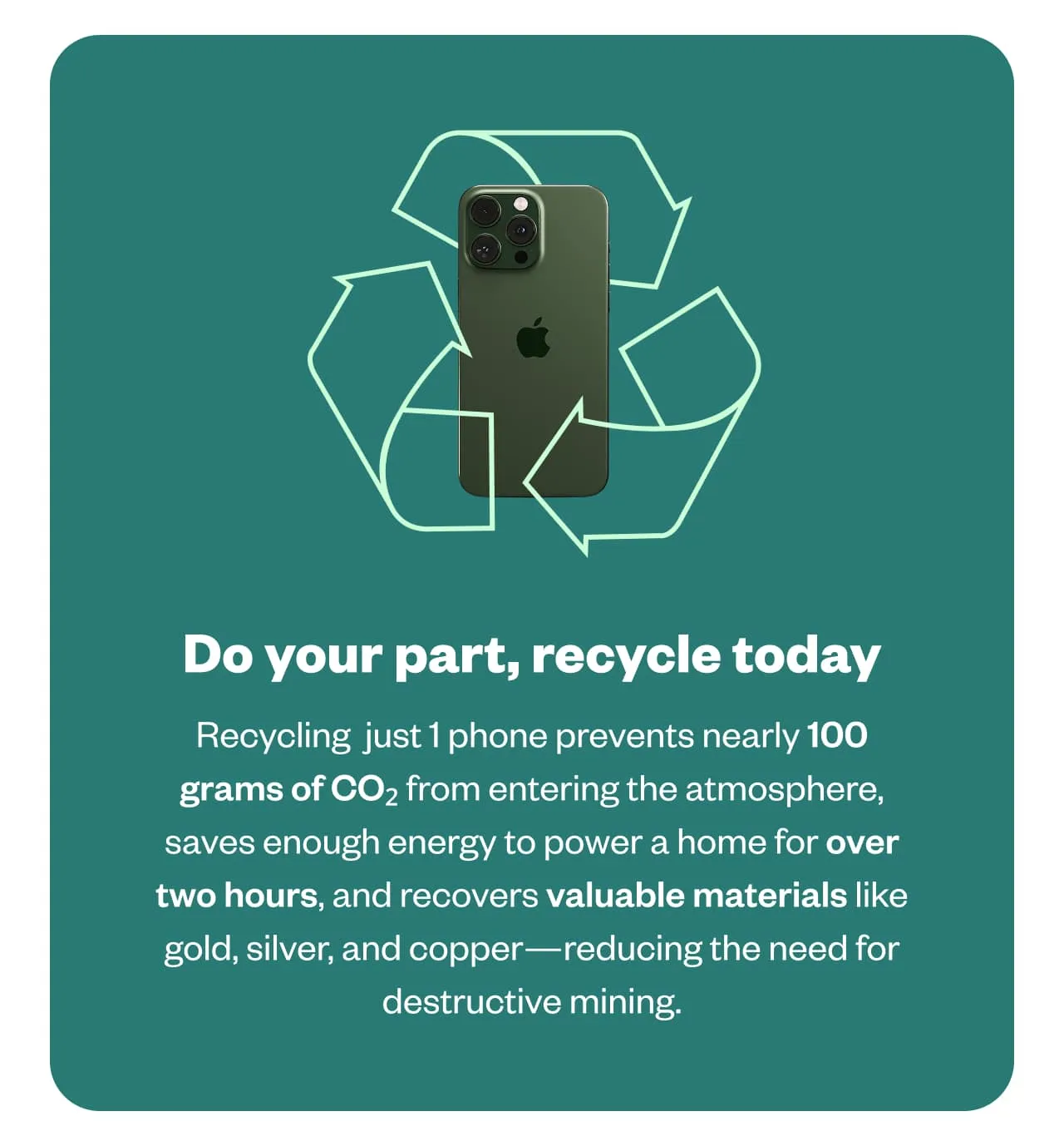 Do your part, recycle today. GET STARTED