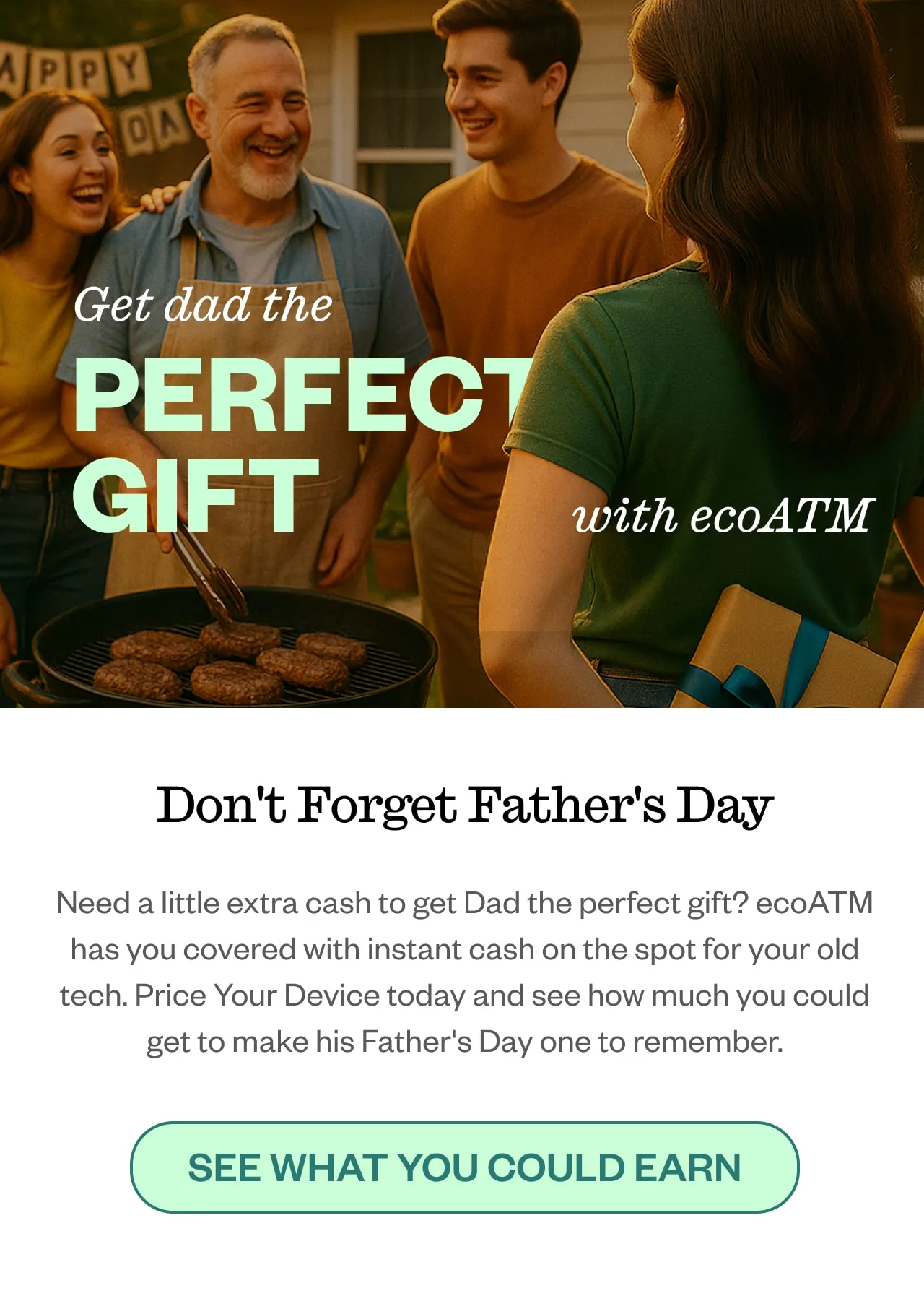 Don't forget Father's Day