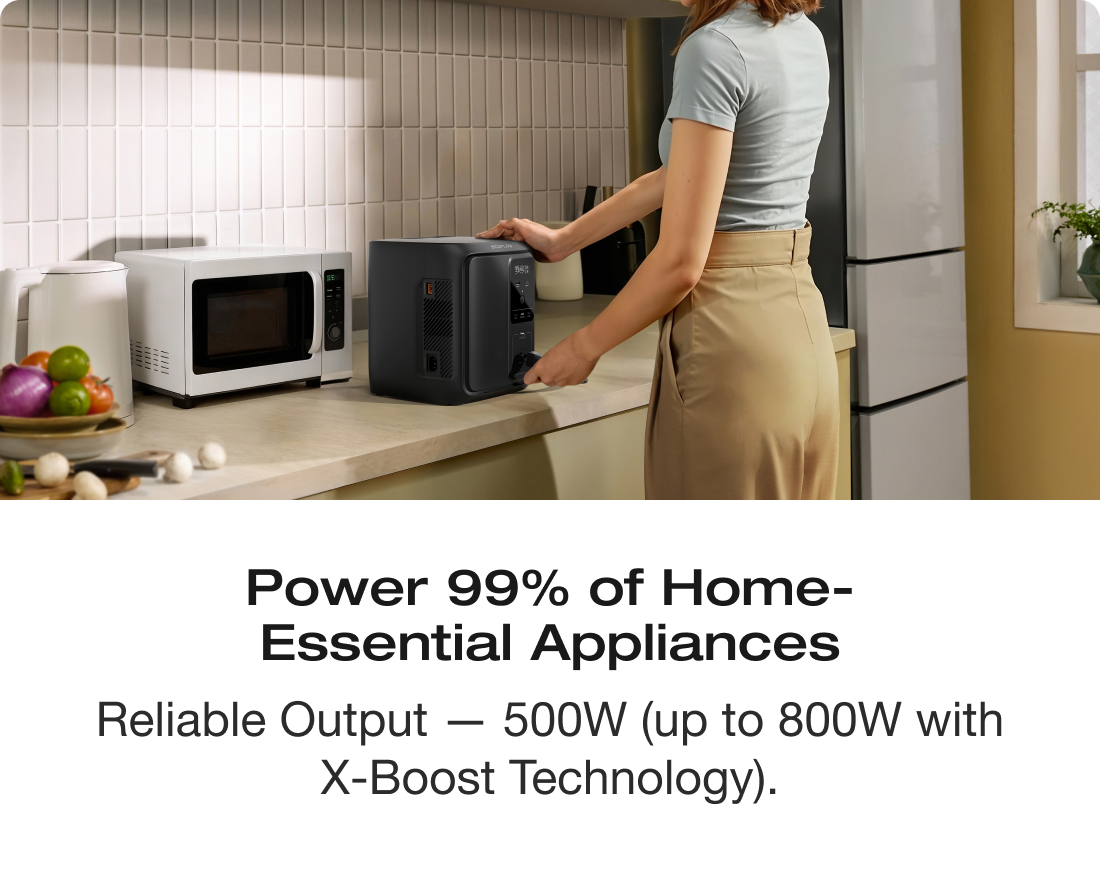 Reliable Output — 500W (up to 800W with X-Boost Technology).