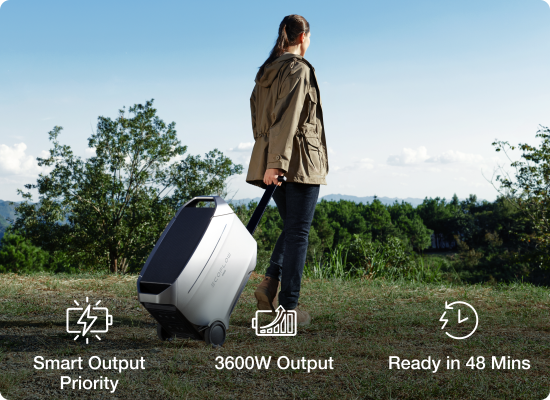 Smart Output Priority3600W OutputReady in 48 Mins
