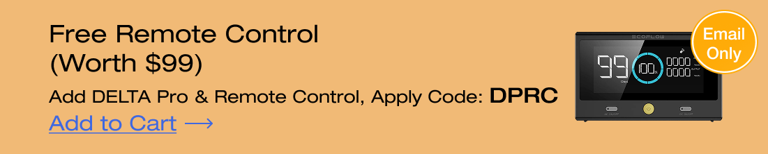 Free Remote Monitor (Worth $99) Add DELTA Pro & Monitor, Apply Code: DPRC