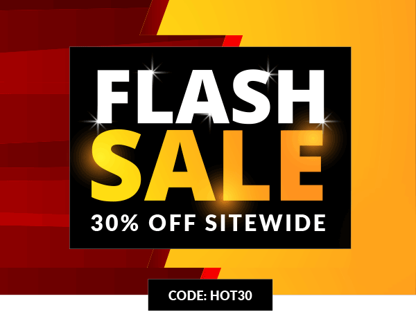 FLASH SALE - 30% OFF ON EVERY CATEGORY - SHOP NOW