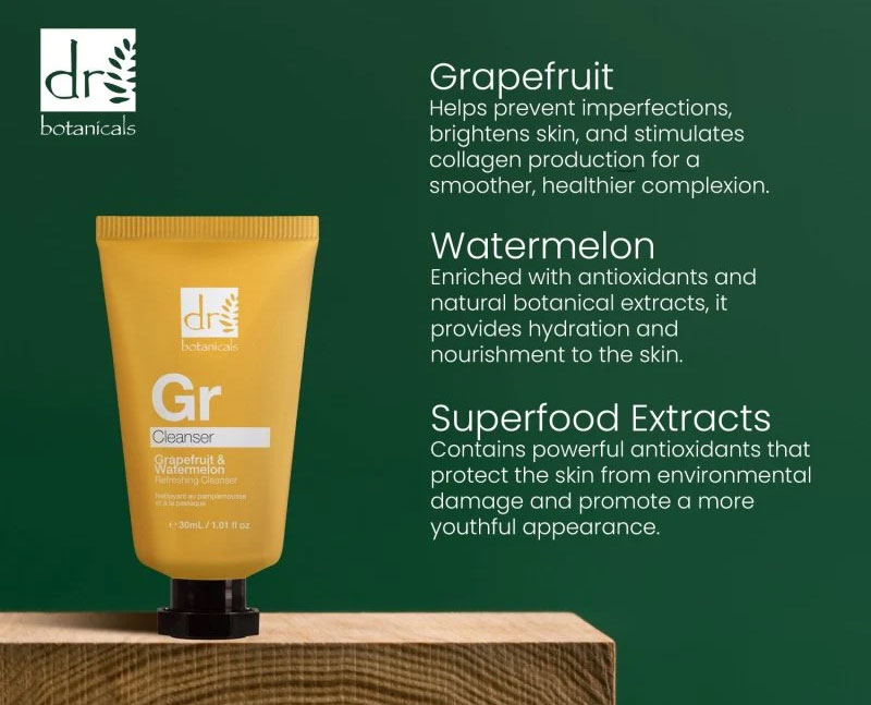 Dr. Botanicals Cleanser Grapefruit & Watermelon - SHOP W/CODE FRUIT