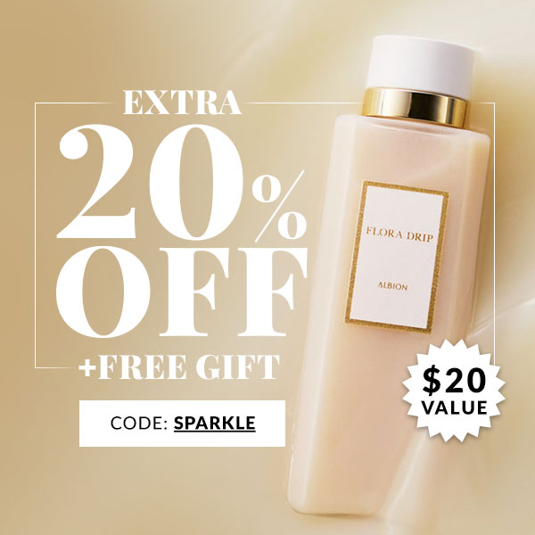EXTRA 20% OFF + FREE GIFT - CODE SPARKLE