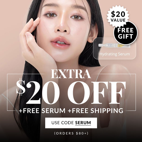 EXTRA $20 OFF + FREE GIFT + FREE SHIPPING - CODE: SERUM
