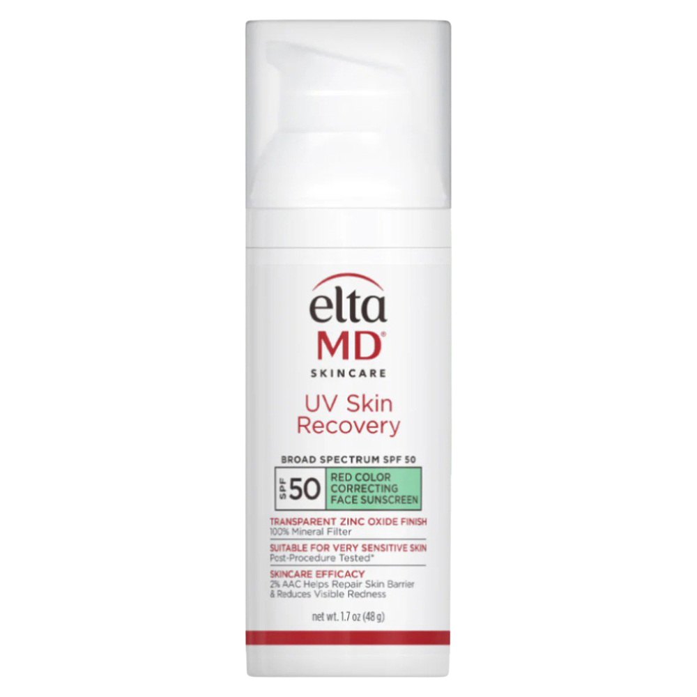UV Skin Recovery Red Color Correcting Green Tint Broad Spectrum SPF 50