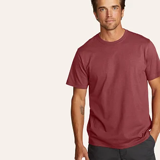 Image of Men's Legend Wash 100% Cotton Short-Sleeve Classic T-Shirt