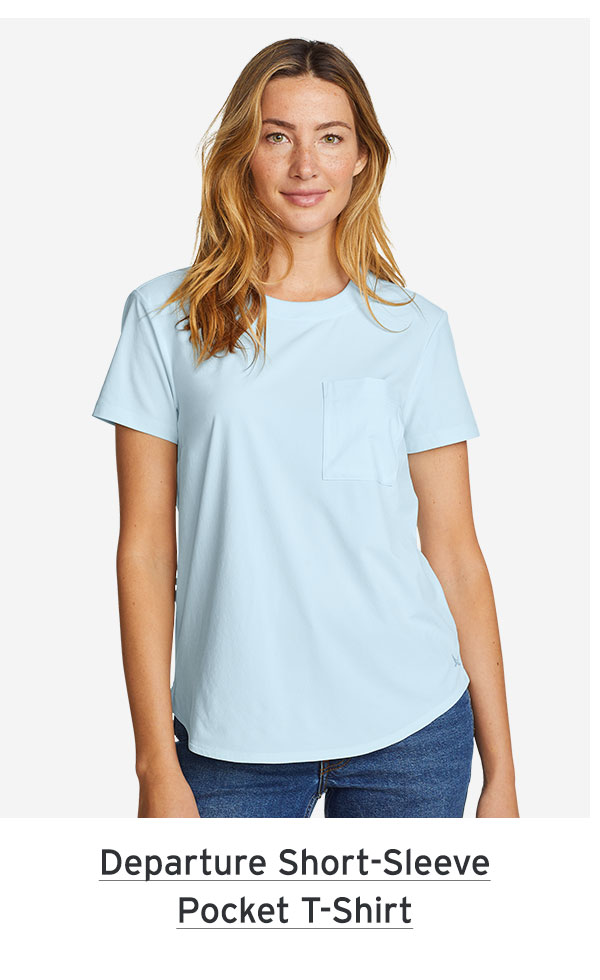 Departure short-sleeve pocket t-shirt
