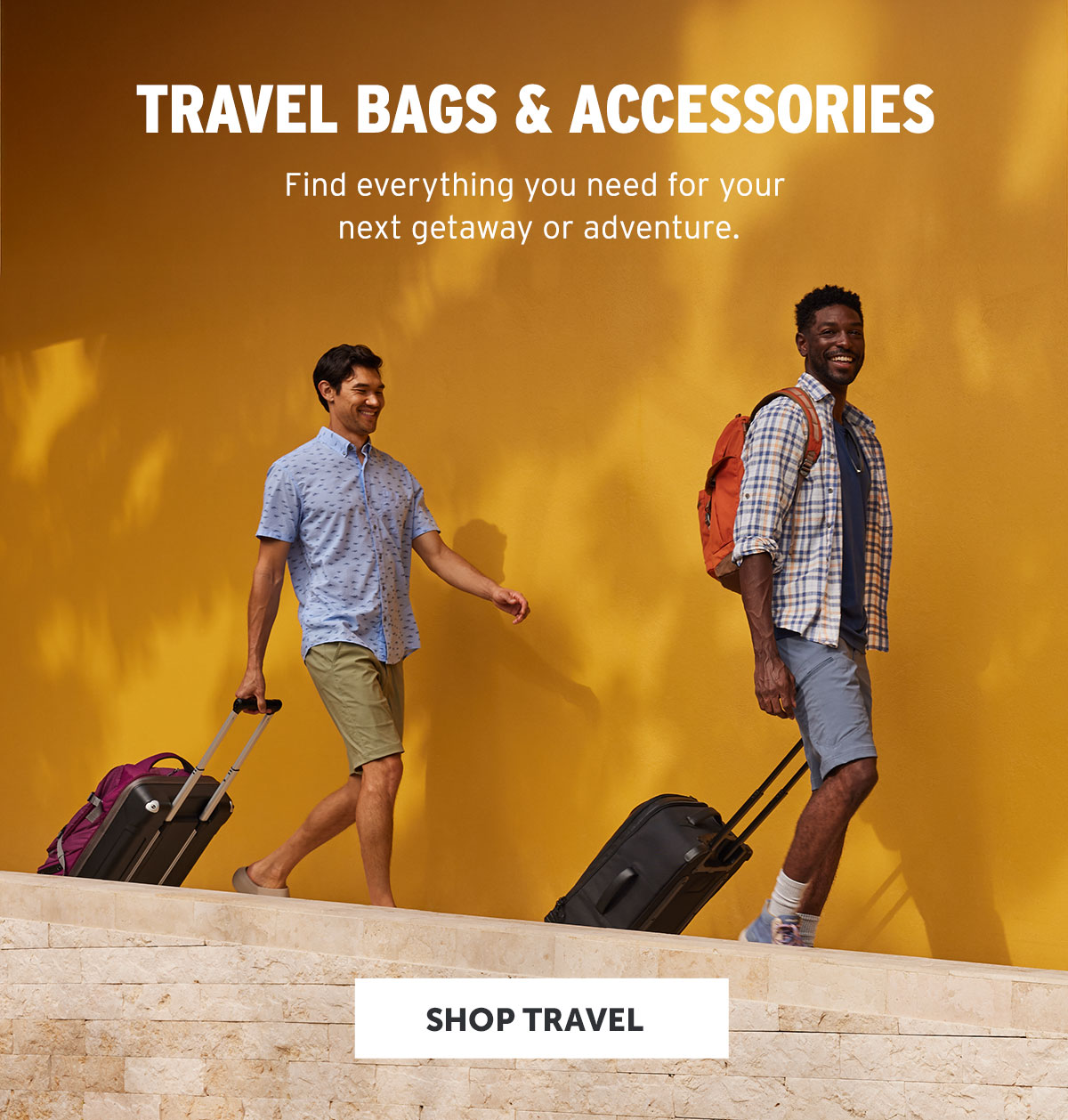 Travel bags & accessories. Find everything you need for your next getaway or adventure. Shop travel