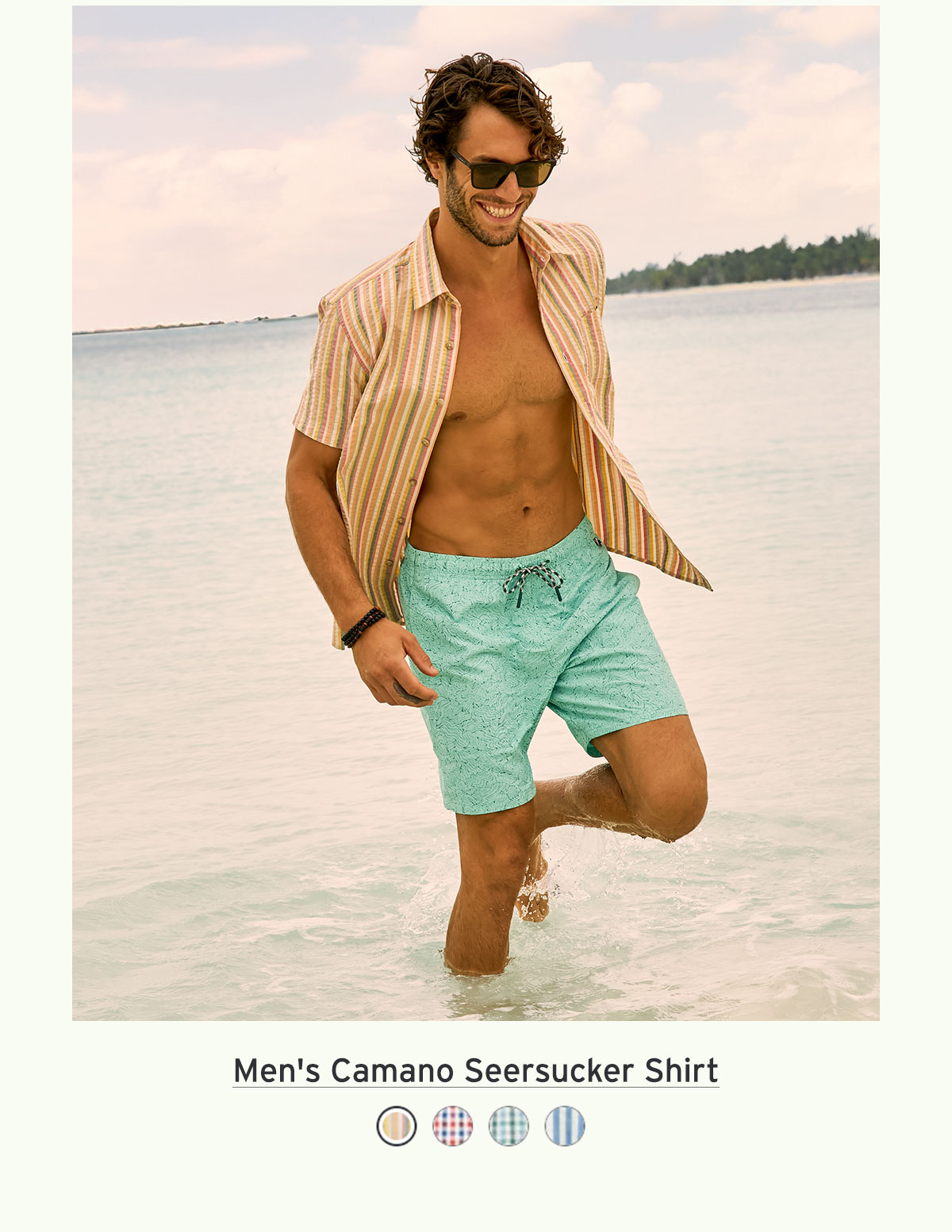 Shop Men's Camano Seersucker Shirt