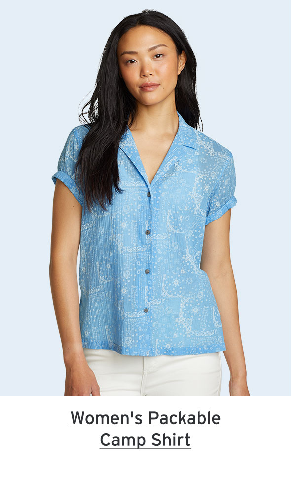 Shop Women's Packable Camp Shirt
