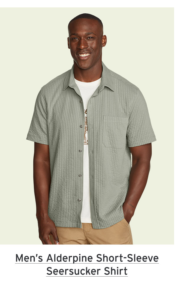 Shop Men's Alderpine Short-Sleeve Seersucker Shirt