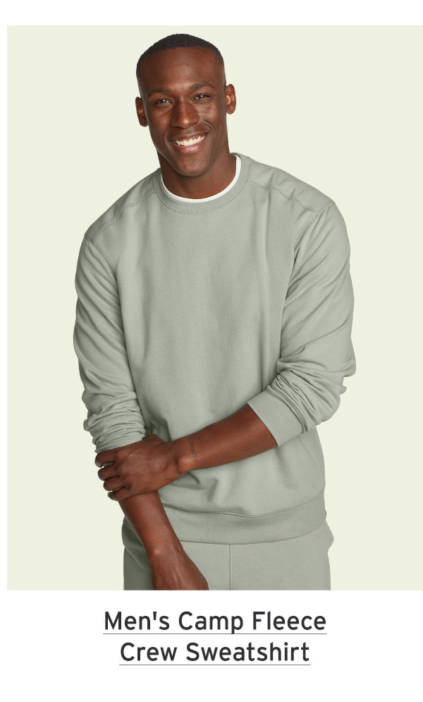 Shop Men's Camp Fleece Crew Sweatshirt
