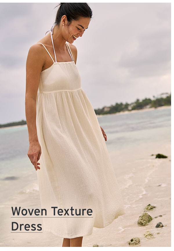 shop Woven Texture Dress