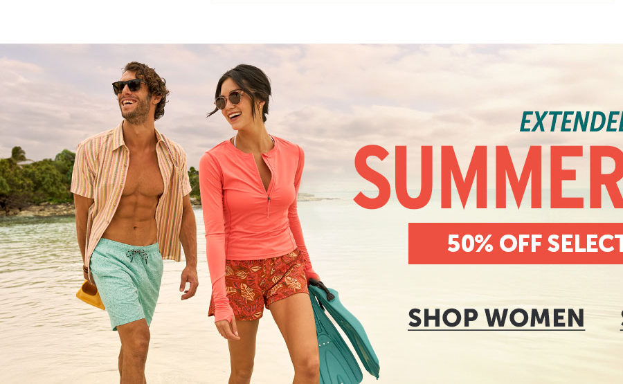 Extended! Shop Women Summer Sale. 50% Off select styles