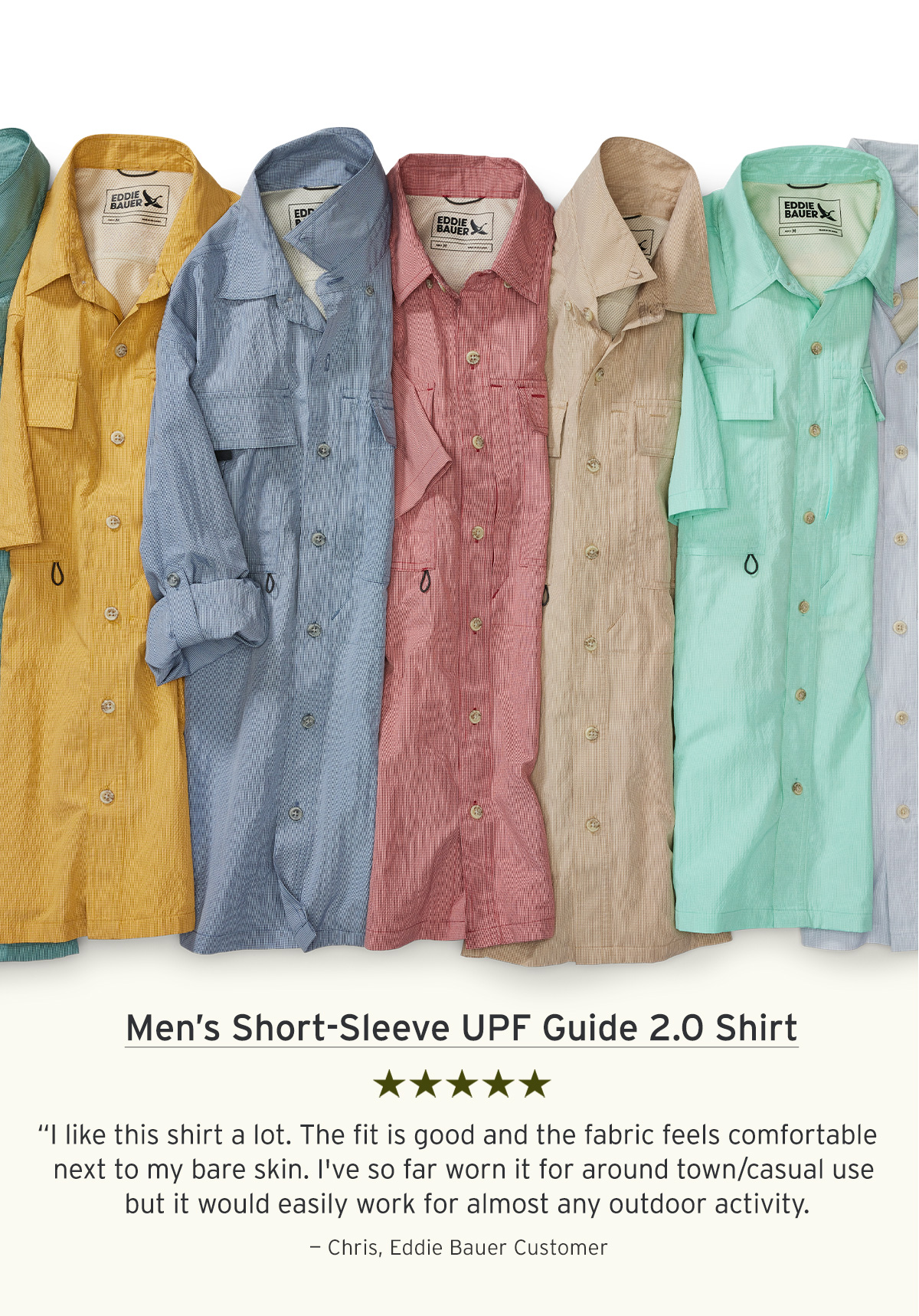 shop Men's Short-Sleeve UPF Guide 2.0 Shirt