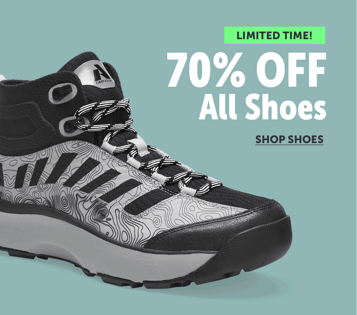 limited time! Shop 70% off all shoes