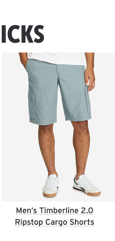 shop Men's Timberline 2.0 Ripstop Cargo Shorts