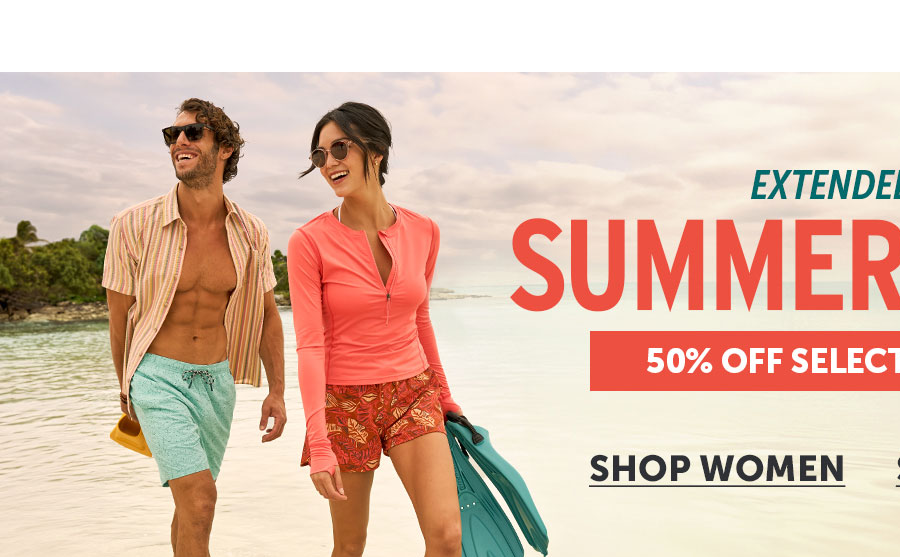 Extended! Shop Women Summer Sale. 50% Off select styles
