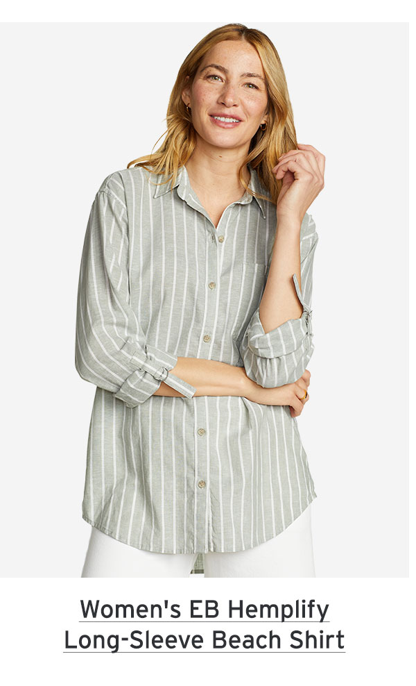 shop Women's EB Hemplify Long-Sleeve Beach Shirt
