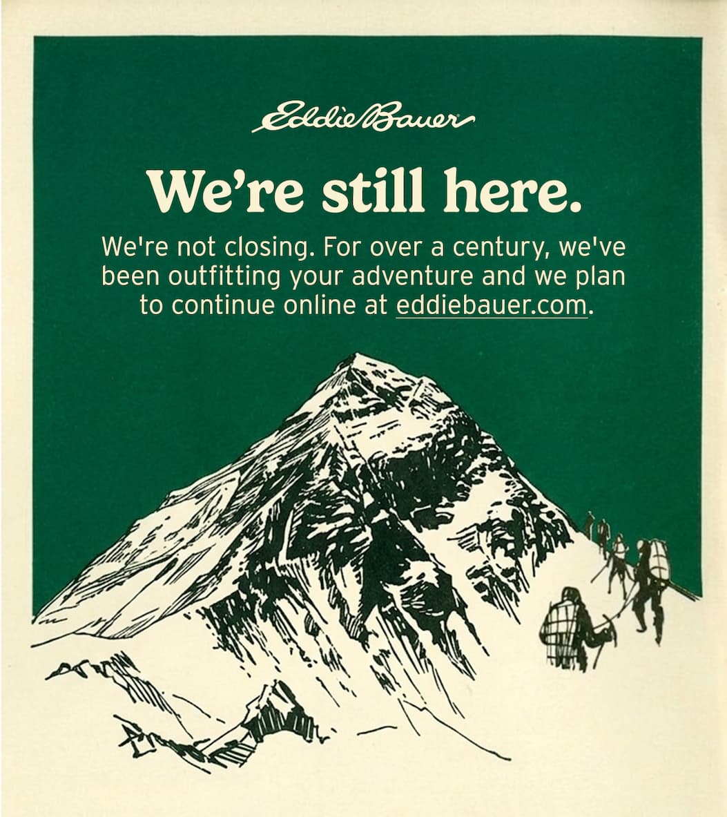 We're still here.