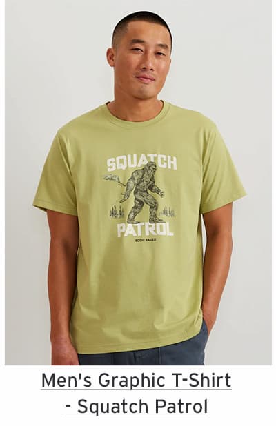 Men's Graphic T-Shirt - Squatch Patrol