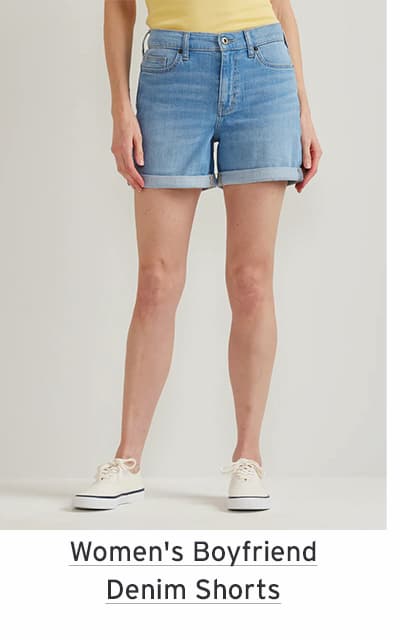 Women's Boyfriend Denim Shorts