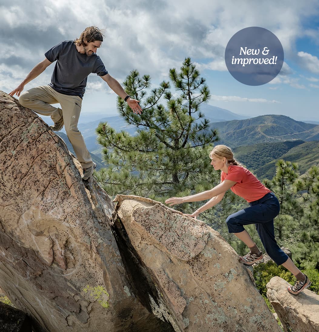Man and woman in Guide Pro