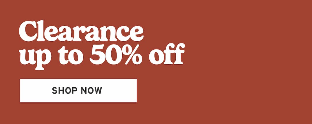 Up to 50% Off Clearance