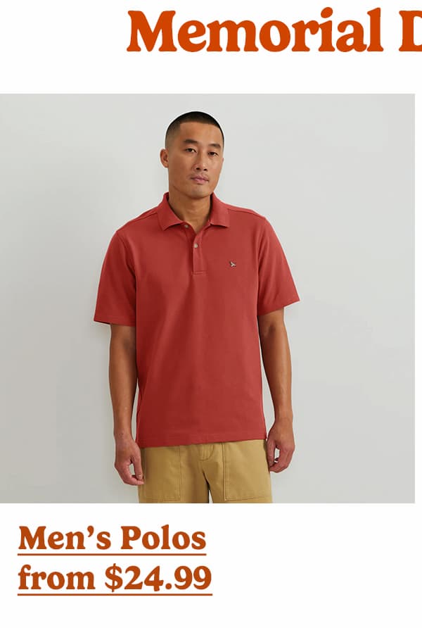 Men's Polos from $24.99