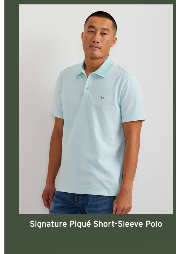 Men's Signature Piqué Short-Sleeve Polo