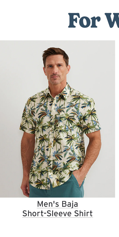 Men's Baja Short-Sleeve Shirt - Print