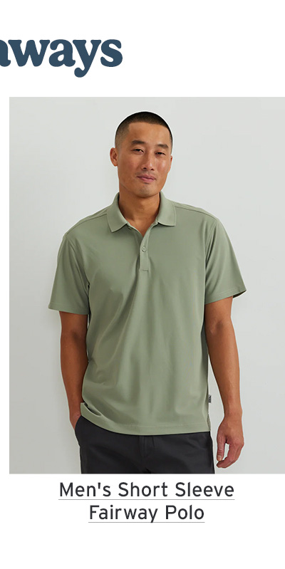 Men's Short Sleeve Fairway Polo