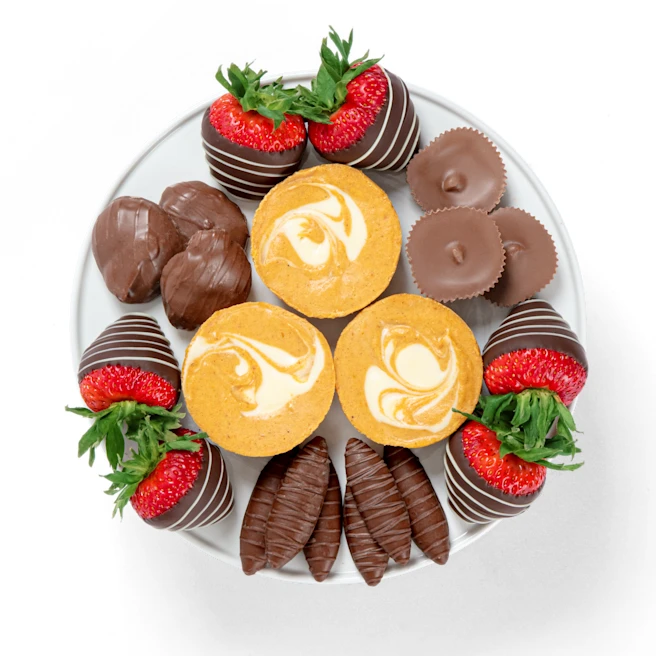 Treats & Pumpkin<br>Cheesecake Platter