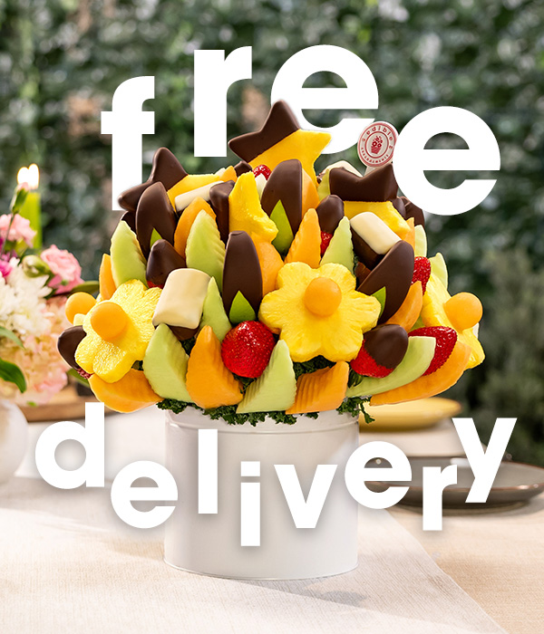 Free Delivery with Delicious Celebration Arrangement