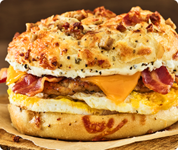 Country Bagels & Gravy Egg Sandwich