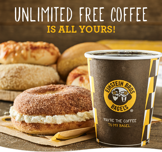 Unlimited Free Coffee is all yours!