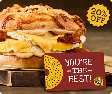Country Bagels and Gravy Egg Sandwich
