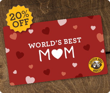 20% off gift cards for the World's Best Mom