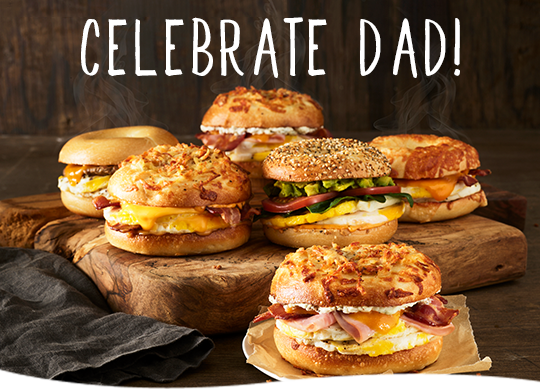 Celebrate Dad! Delicious egg sandwiches.