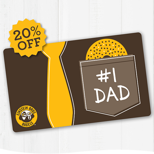 20% Off E-Gift Cards for Father's Day