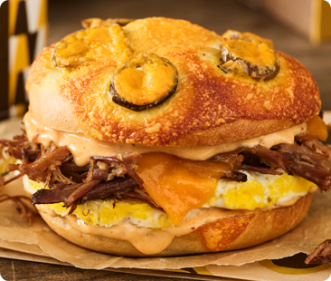 Texas Brisket Egg Sandwich